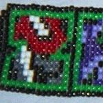 Thumbnail of the horozontal banner, made in pony beads