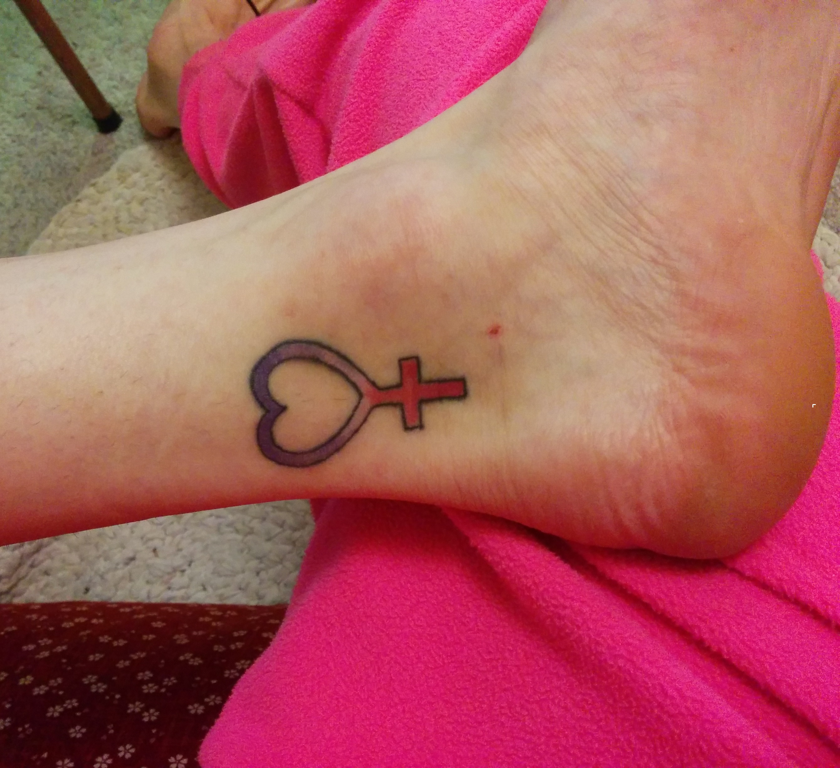 The female symbol, a little more healed