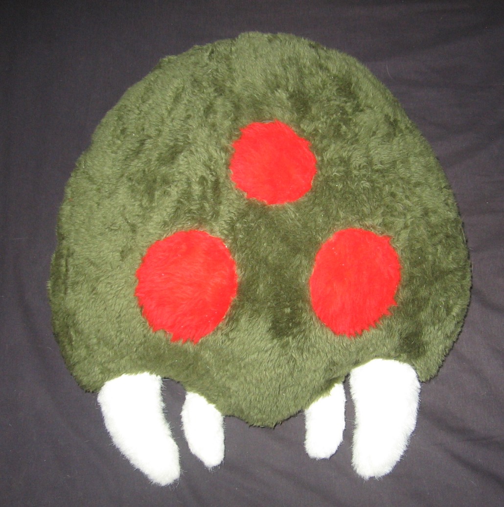 The full pillow, stuffed and full, puffy and fuzzy. It looks incredible.